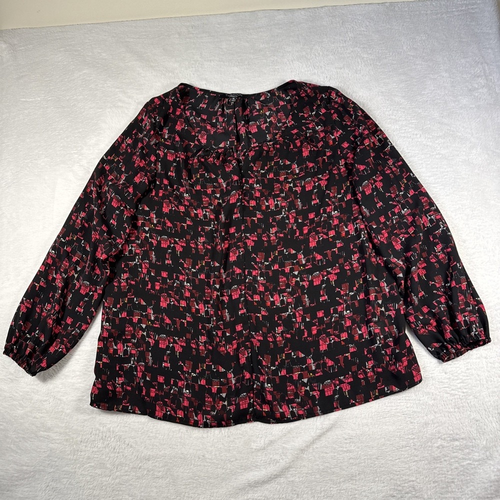 Thakoon for Design Nation Women's XL King's Guard Soldier Geometric Shirt Blouse